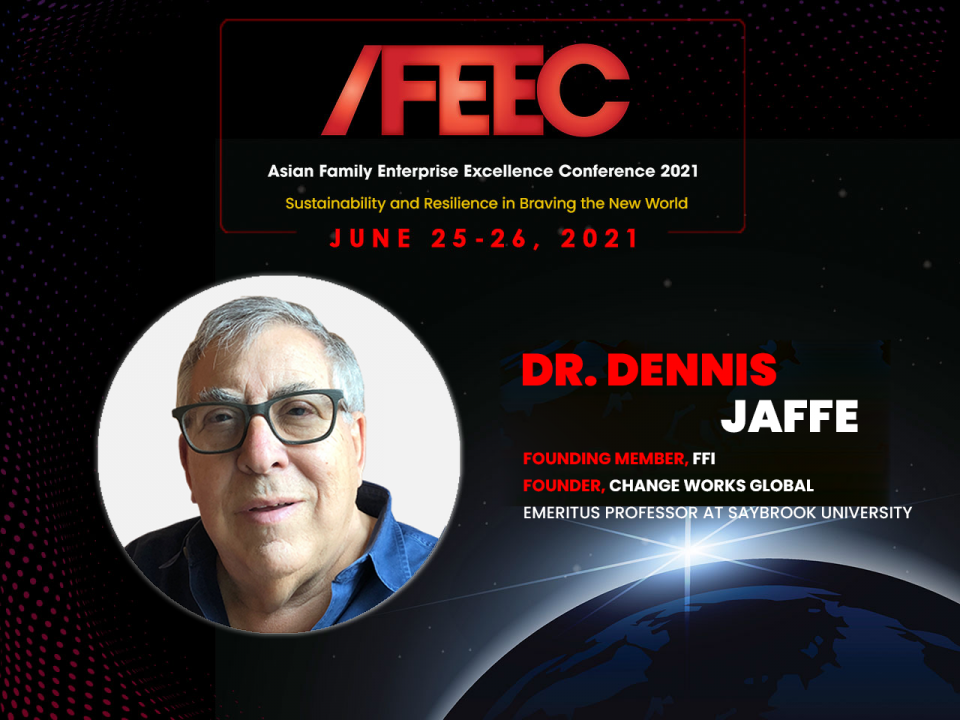 Dr. Dennis Jaffe, Author and Professor at Wise Counsel Research. Bill Coppel, Managing Director and Chief Client Growth Officer at First Clearing